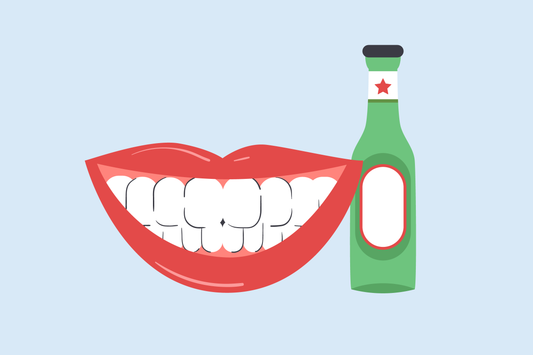 can i drink beer after teeth whitening 