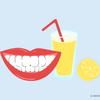 can i drink lemonade after teeth whitening 