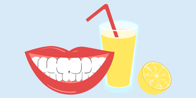 can i drink lemonade after teeth whitening 