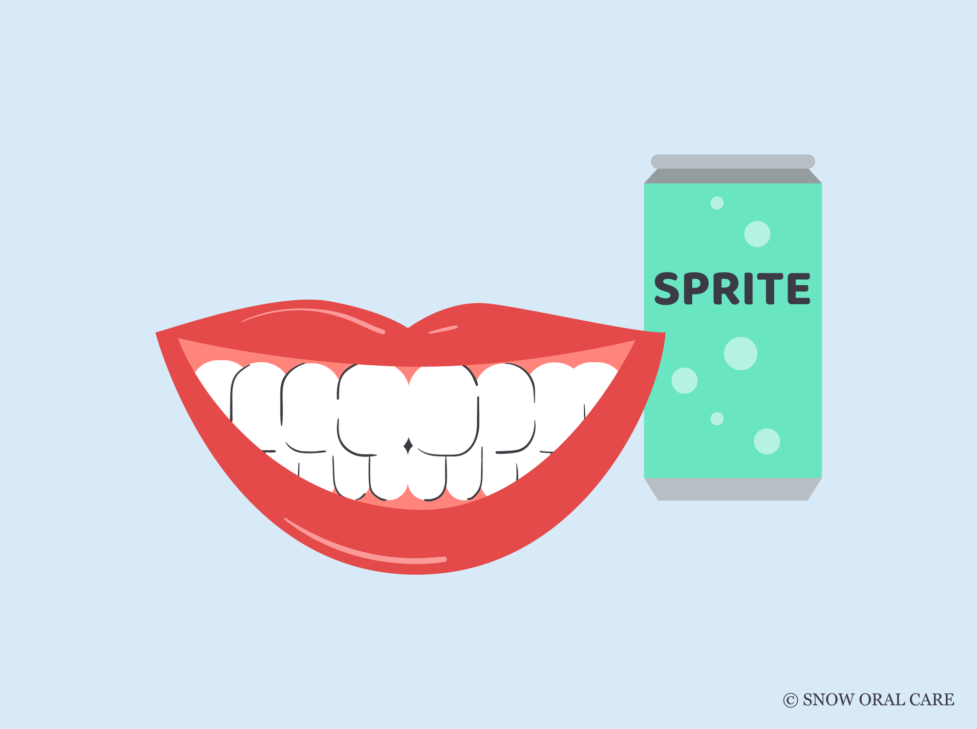 can i drink sprite after teeth whitening 