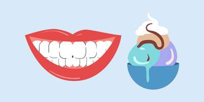 can i eat ice cream after teeth whitening 