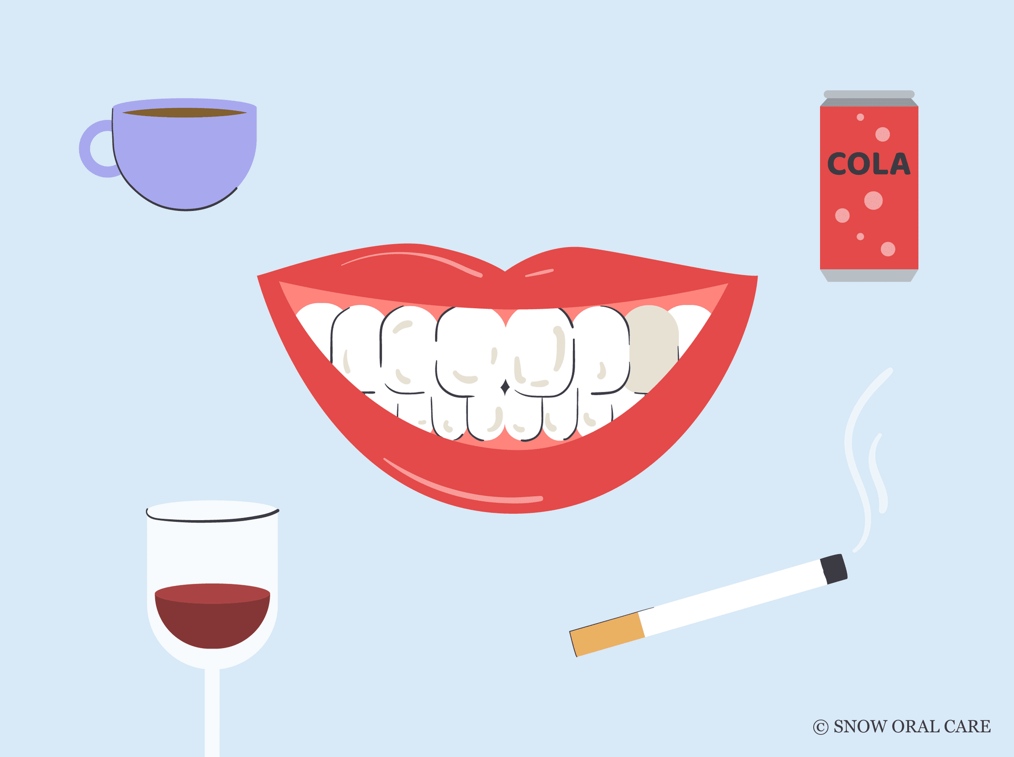 can stained teeth be whitened 