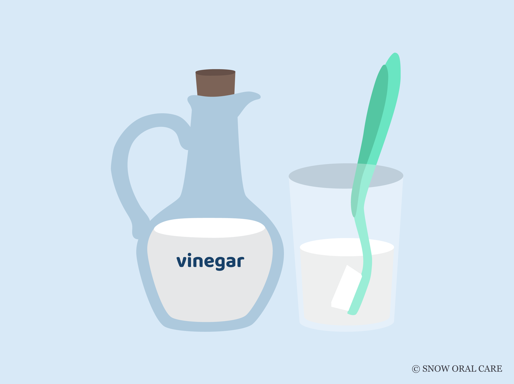cleaning toothbrush with vinegar
