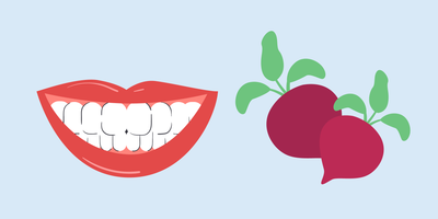 do beets stain teeth 