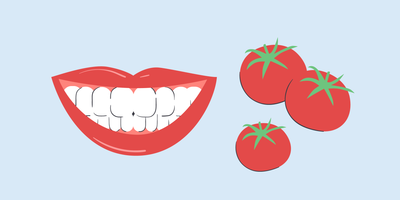 do tomatoes stain teeth 
