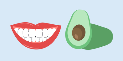 does avocado stain teeth 