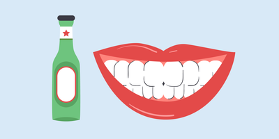 does beer stain teeth  