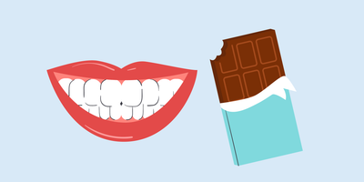 does chocolate stain teeth 