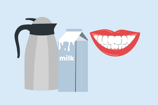 does coffee with milk stain teeth 