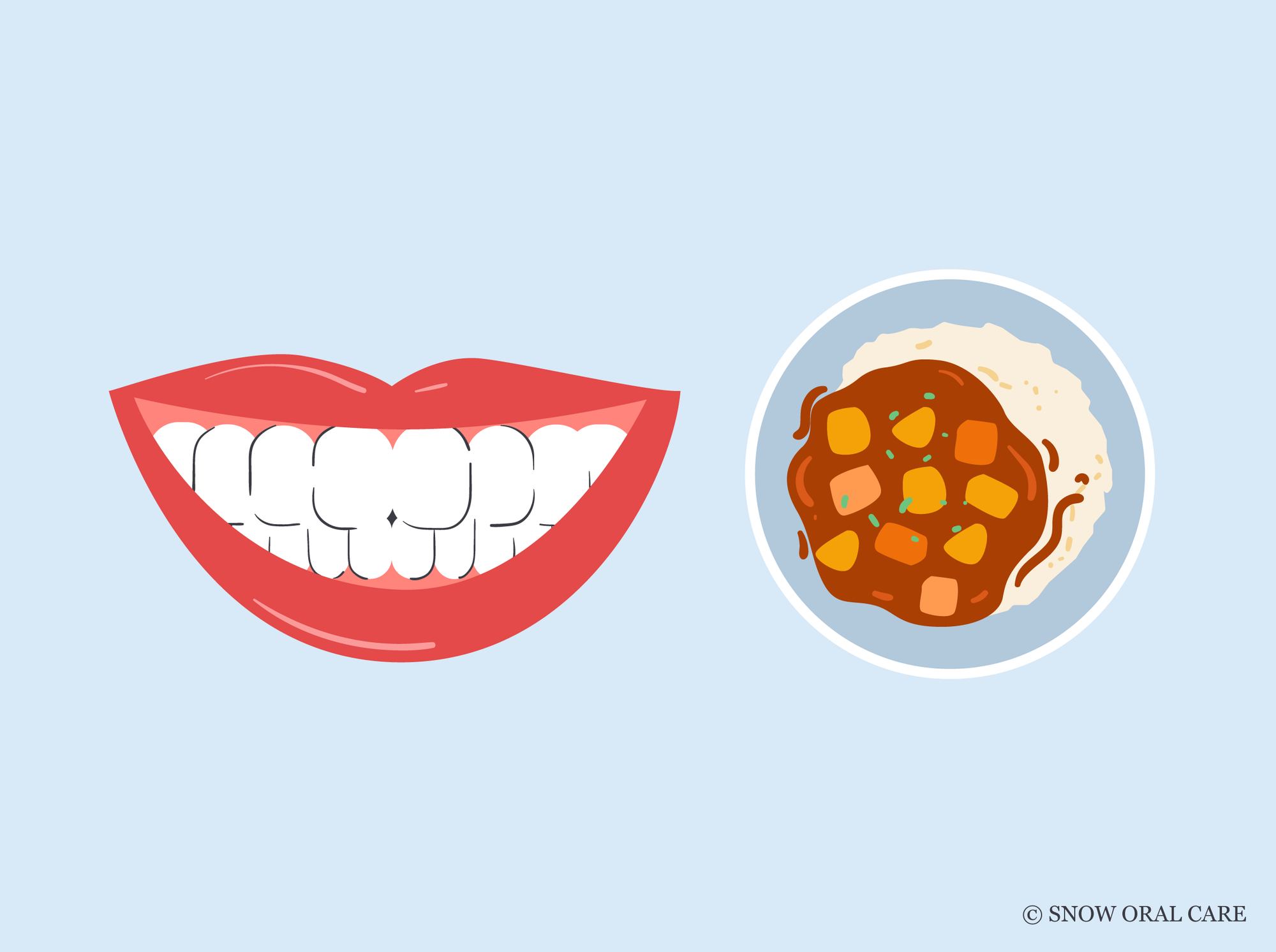 does curry stain teeth 