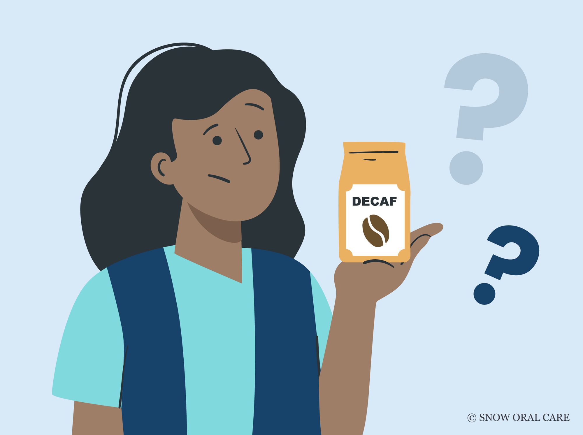 does decaf coffee stain teeth 
