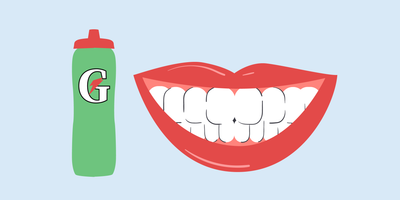 does gatorade stain teeth 