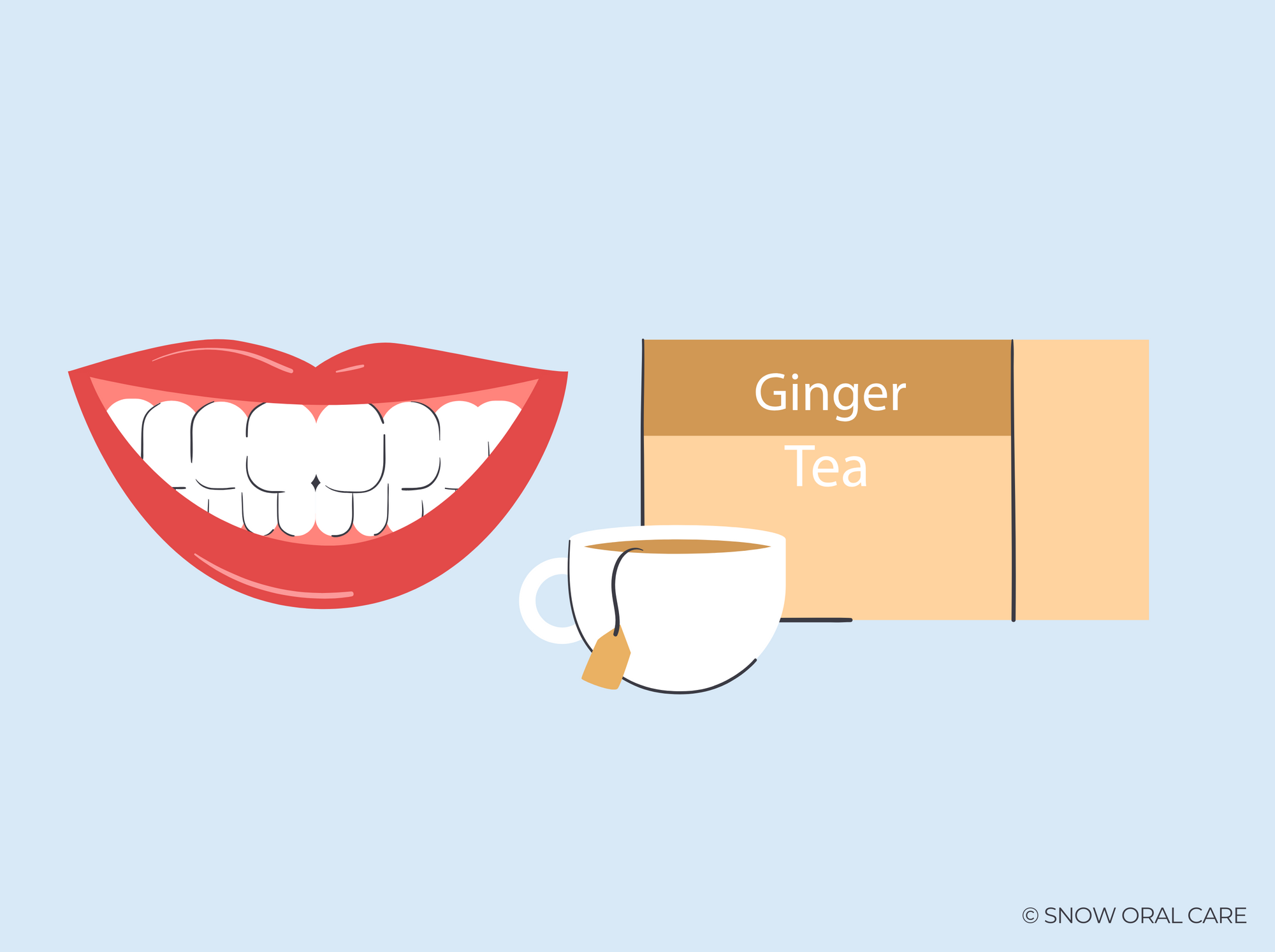 does ginger tea stain teeth 