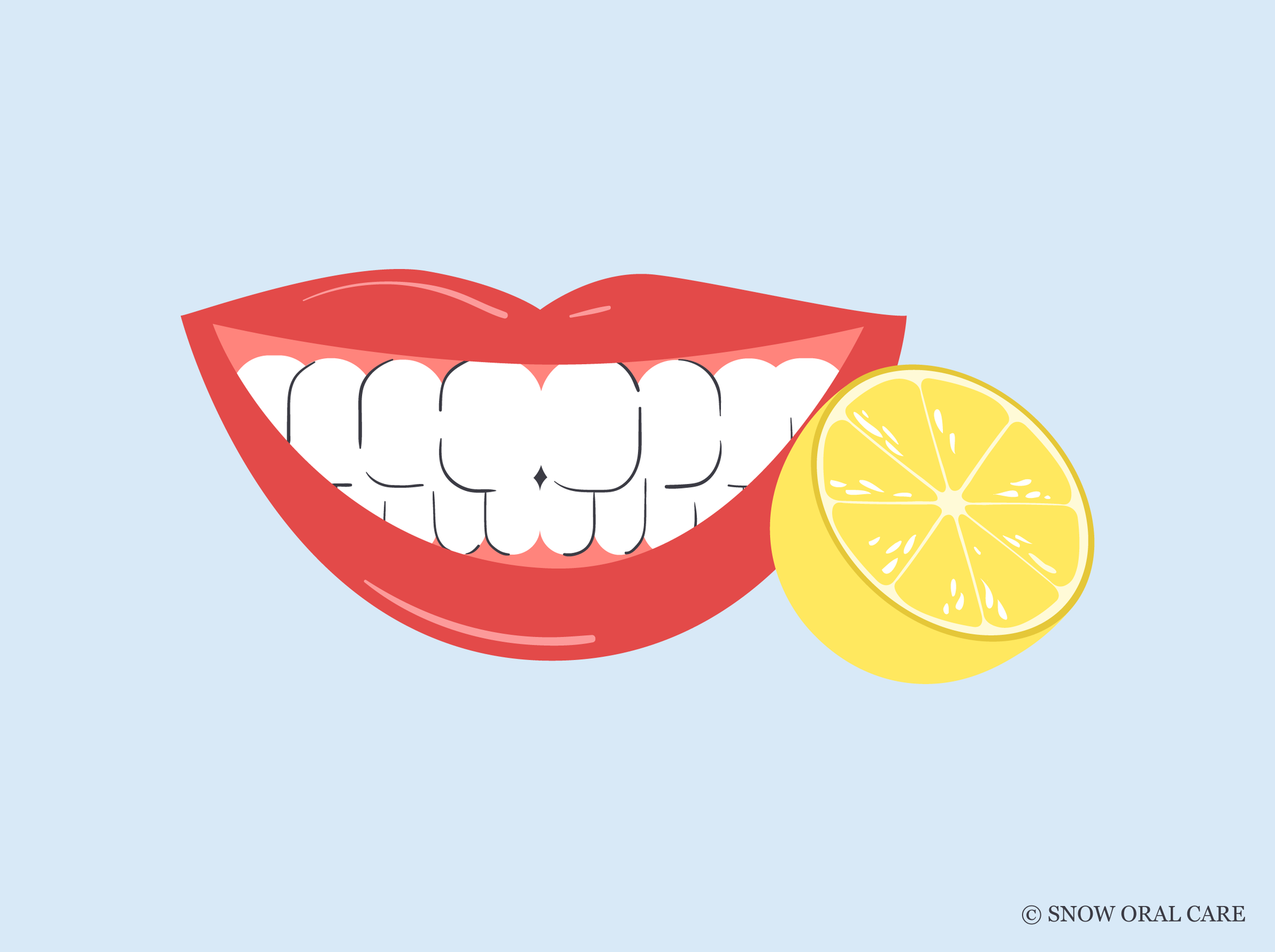 does lemon make your teeth yellow  