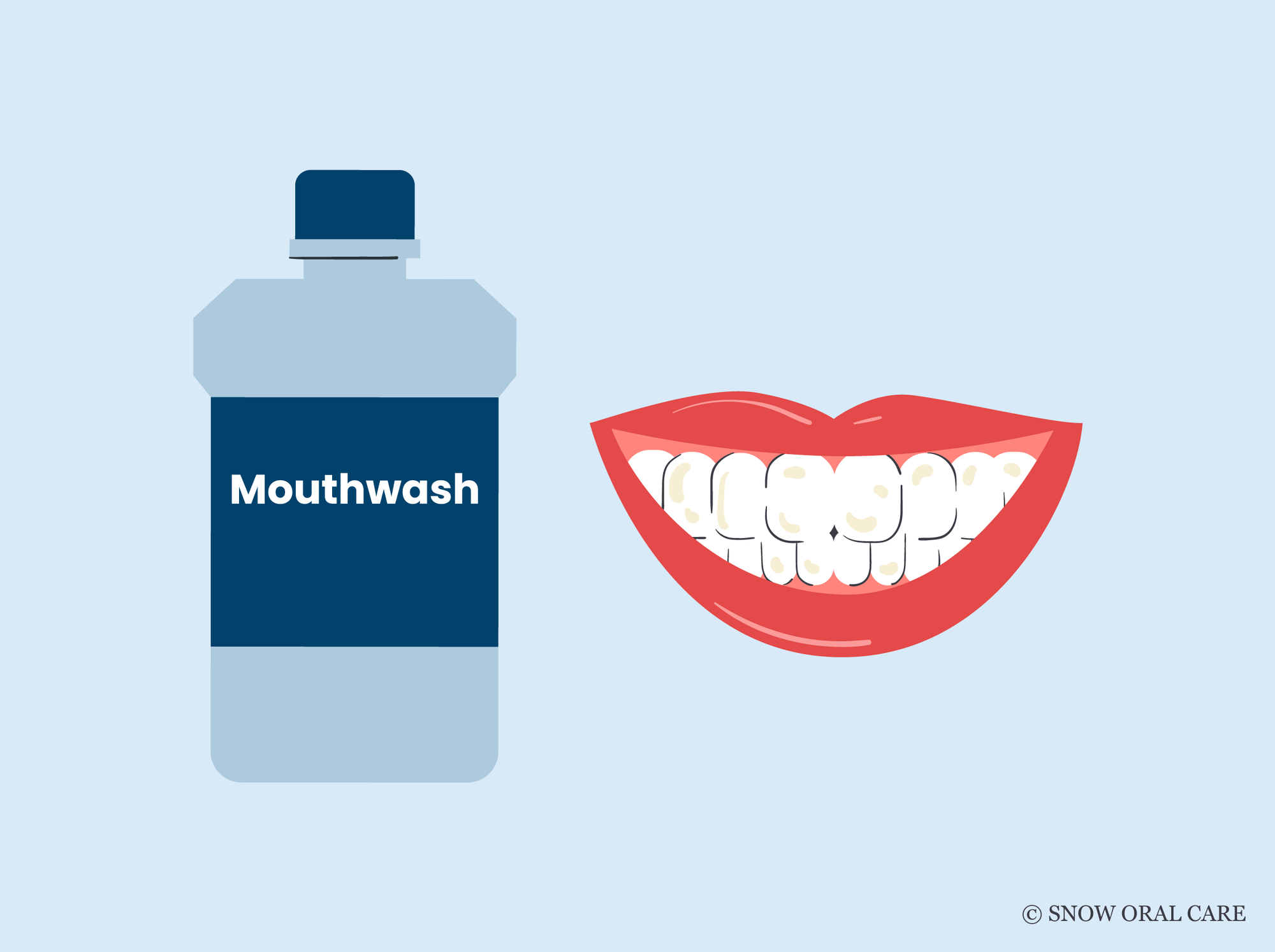 does mouthwash stain teeth