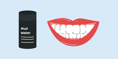 does mud water stain your teeth 