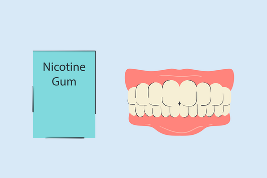 does nicotine gum stain teeth 