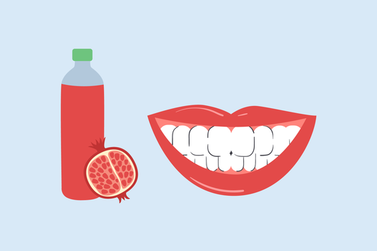 does pomegranate juice stain teeth 