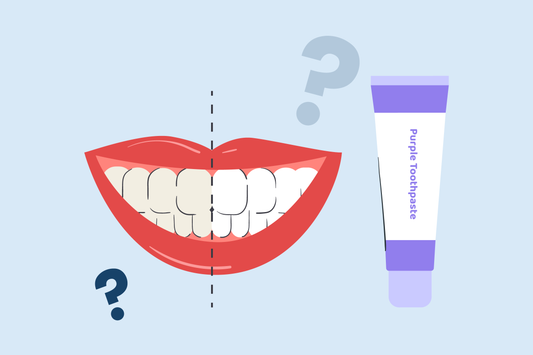 does purple toothpaste work