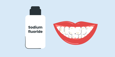 does sodium fluoride stain teeth 