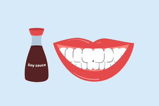 does soy sauce stain teeth 