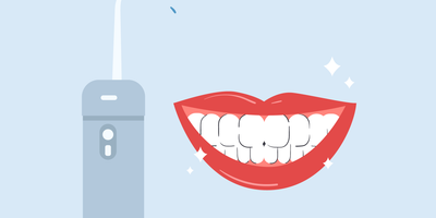 does water flosser make teeth white