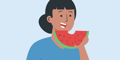 does watermelon stain teeth 