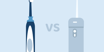 electric toothbrush vs water flosser