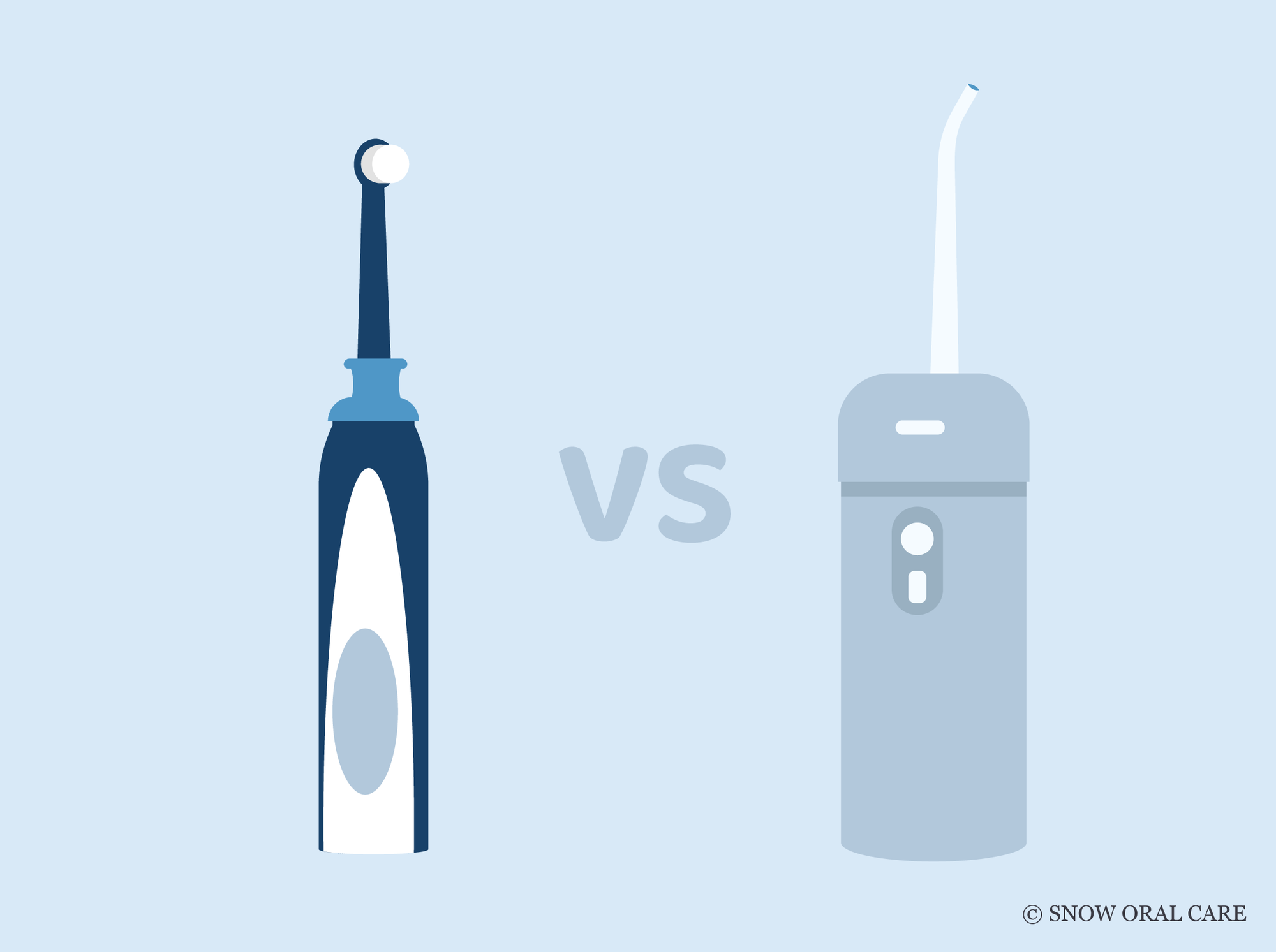 electric toothbrush vs water flosser