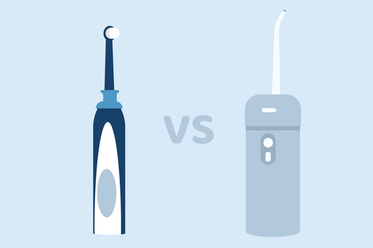 electric toothbrush vs water flosser