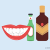 how long after teeth whitening can i drink alcohol 