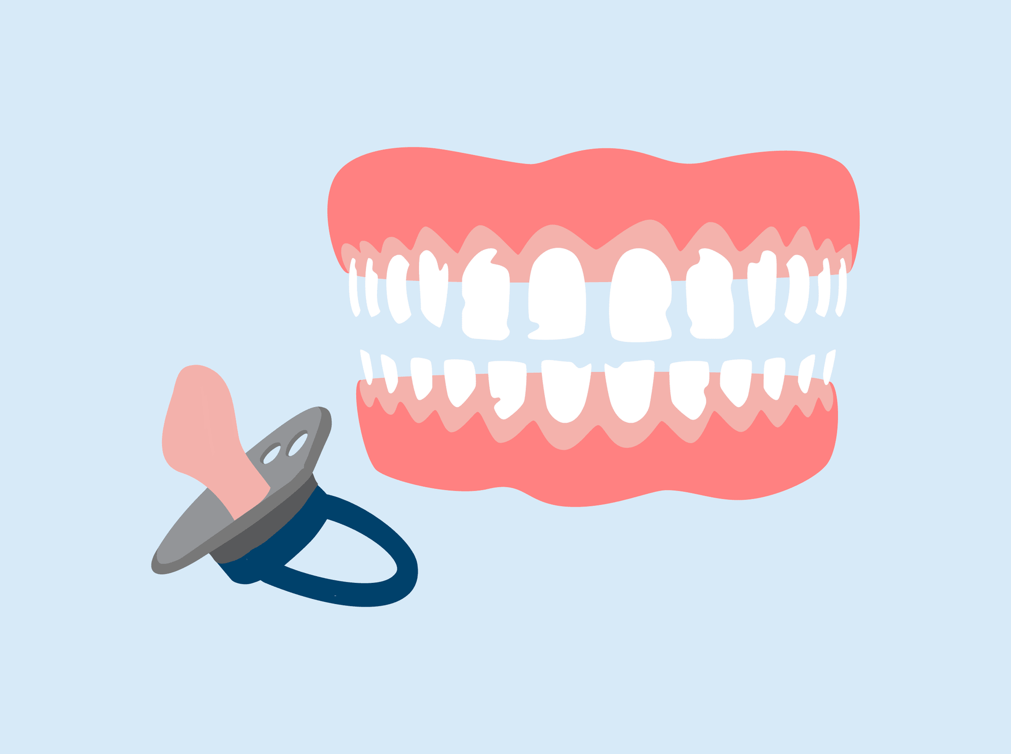 pacifier teeth