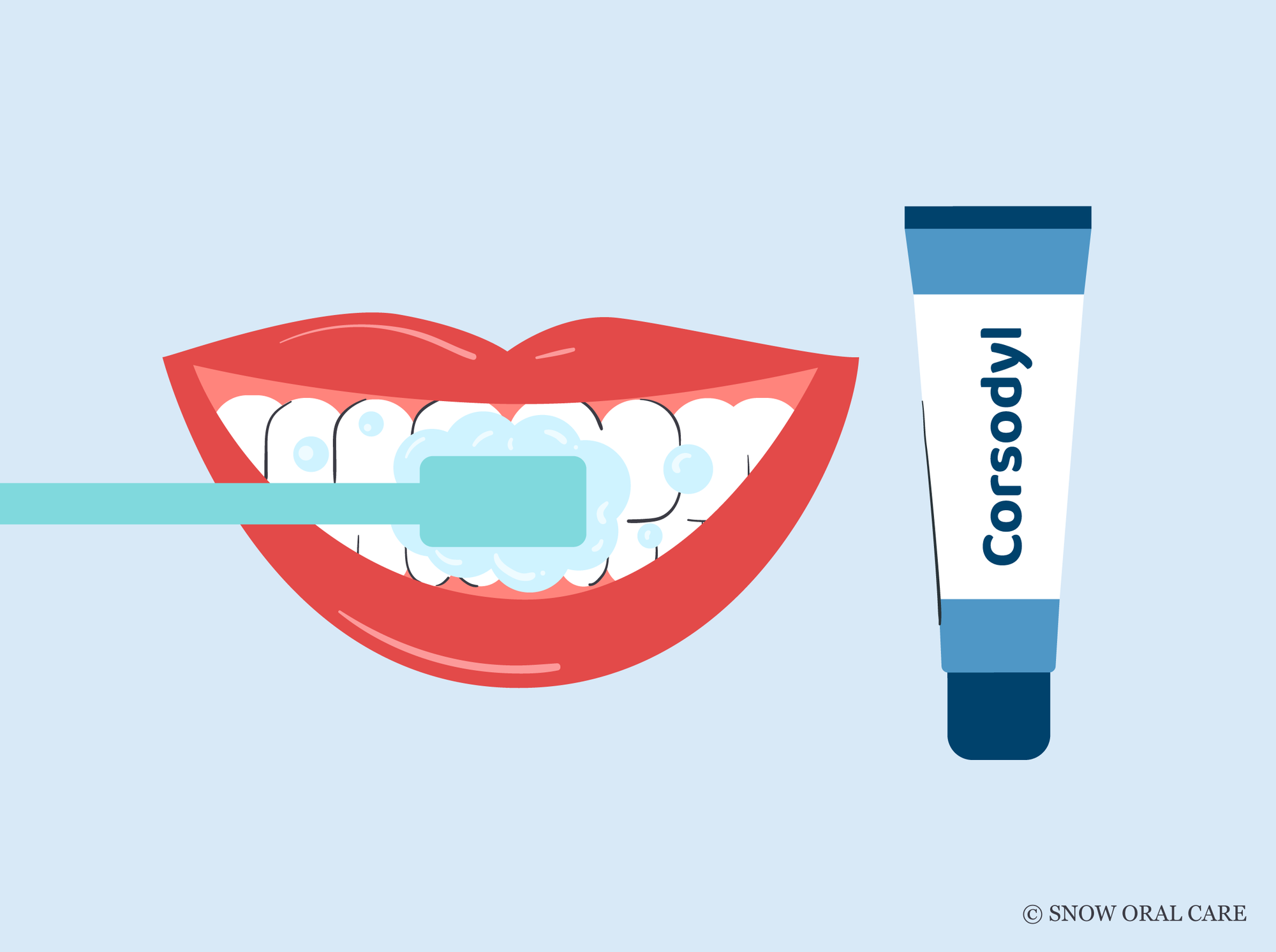 how to remove corsodyl stains from teeth 