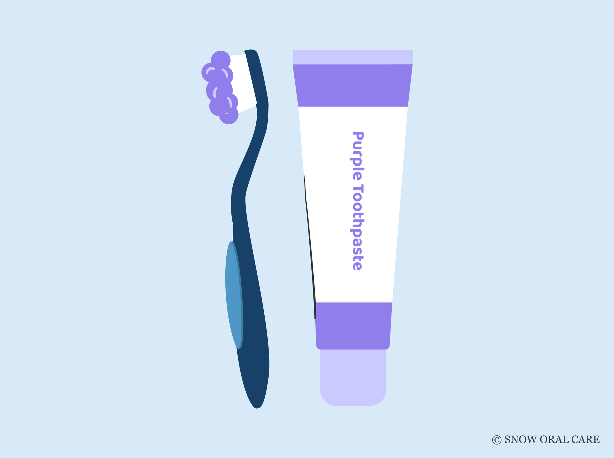 how to use purple toothpaste