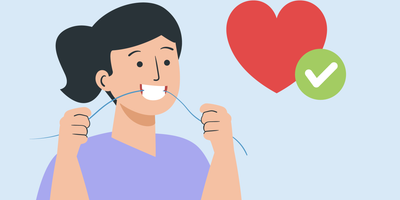 is flossing good for your heart