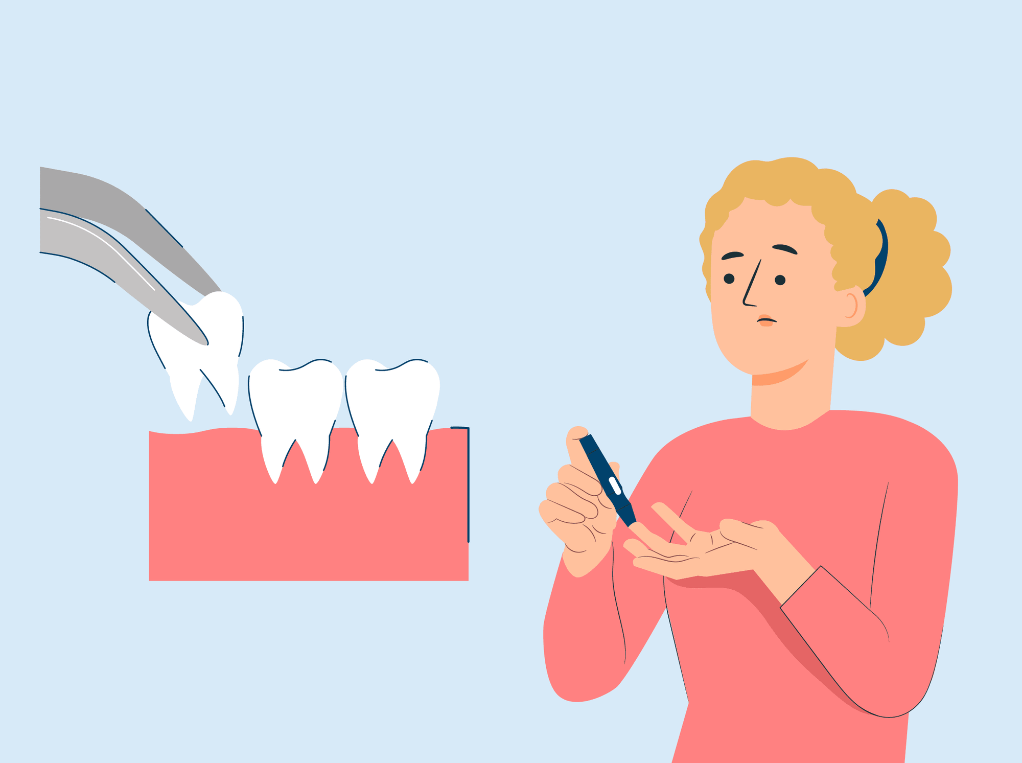 metformin and tooth extraction