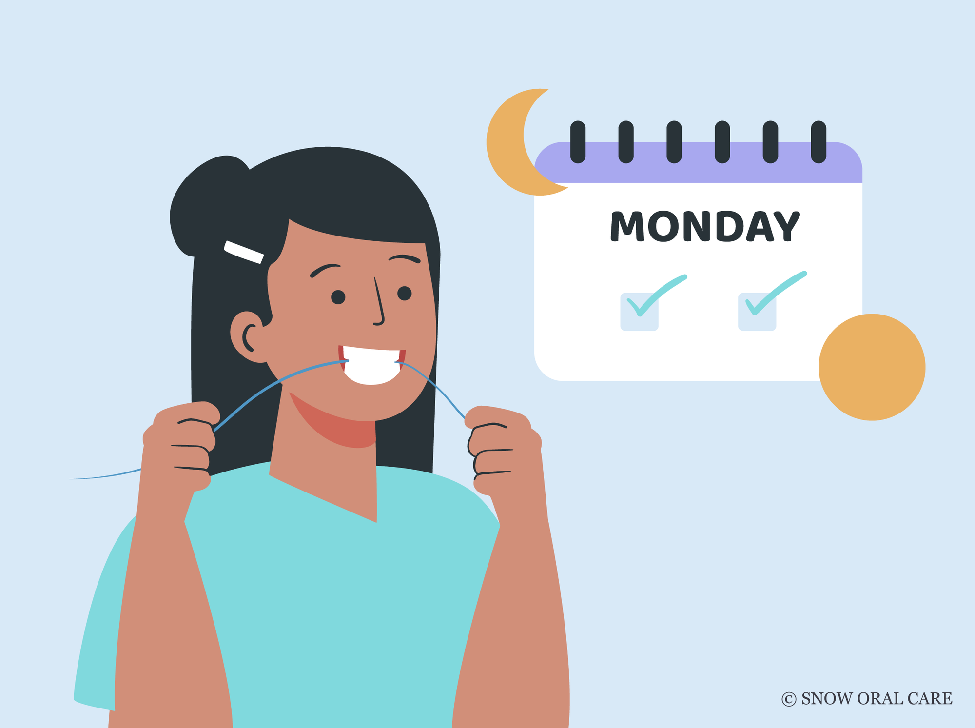 should you floss twice a day