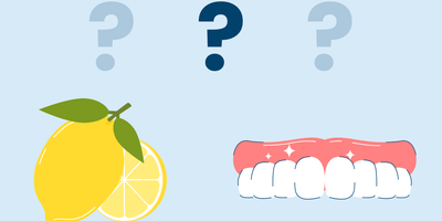 whitening teeth with lemon