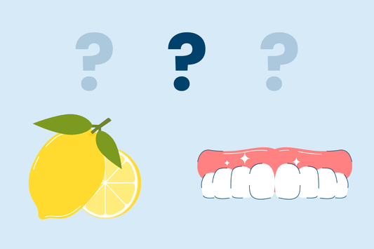 whitening teeth with lemon