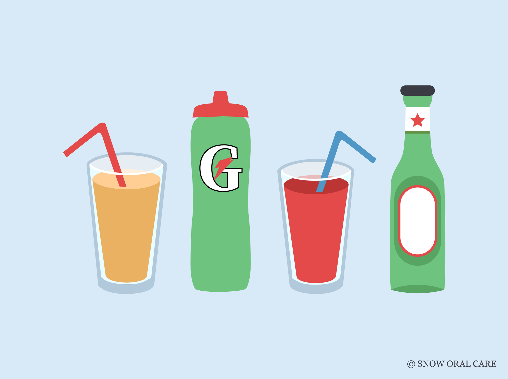 what drinks stain your teeth 