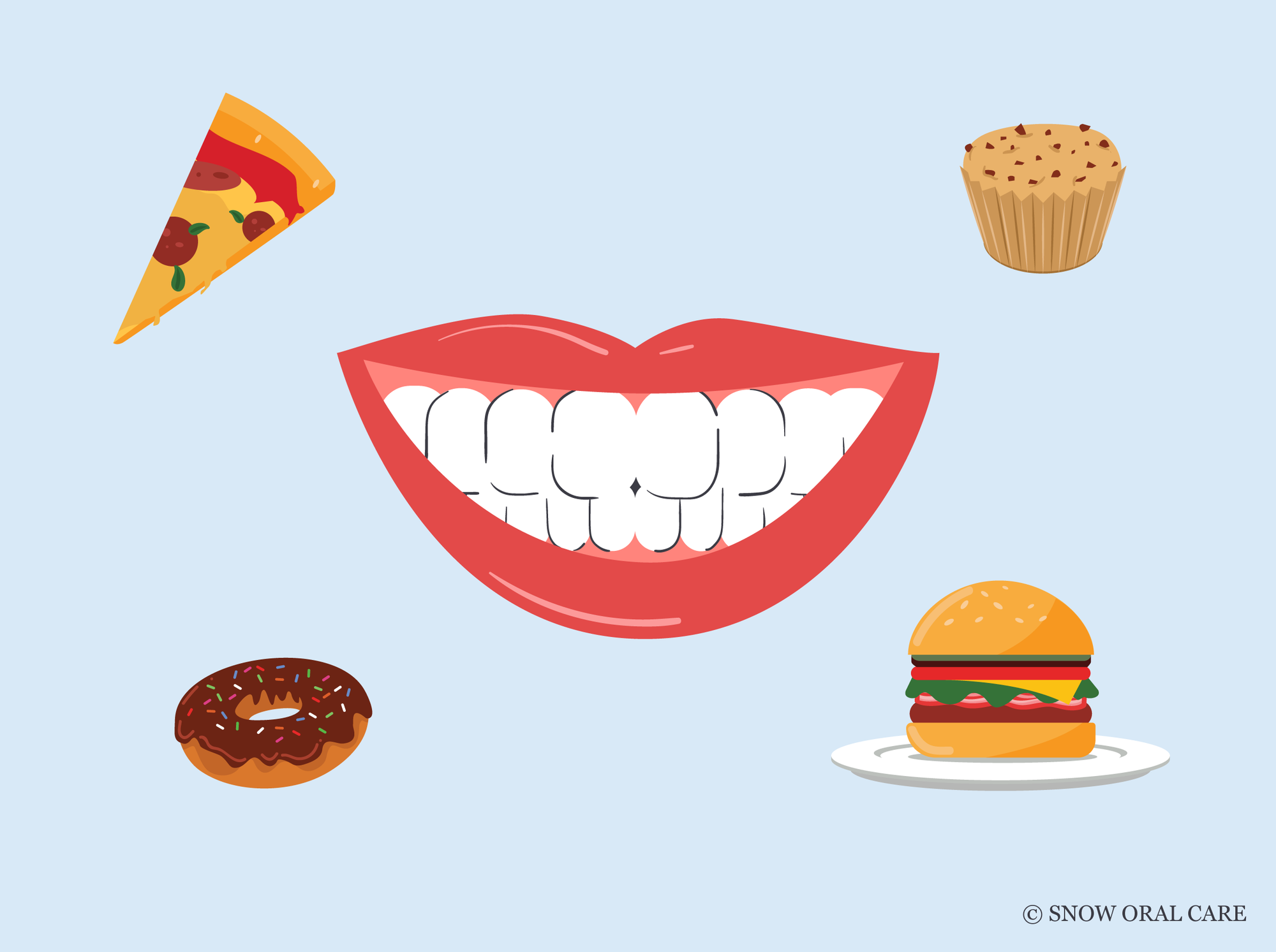 what to eat after teeth whitening 
