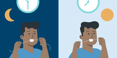 when is the best time to floss