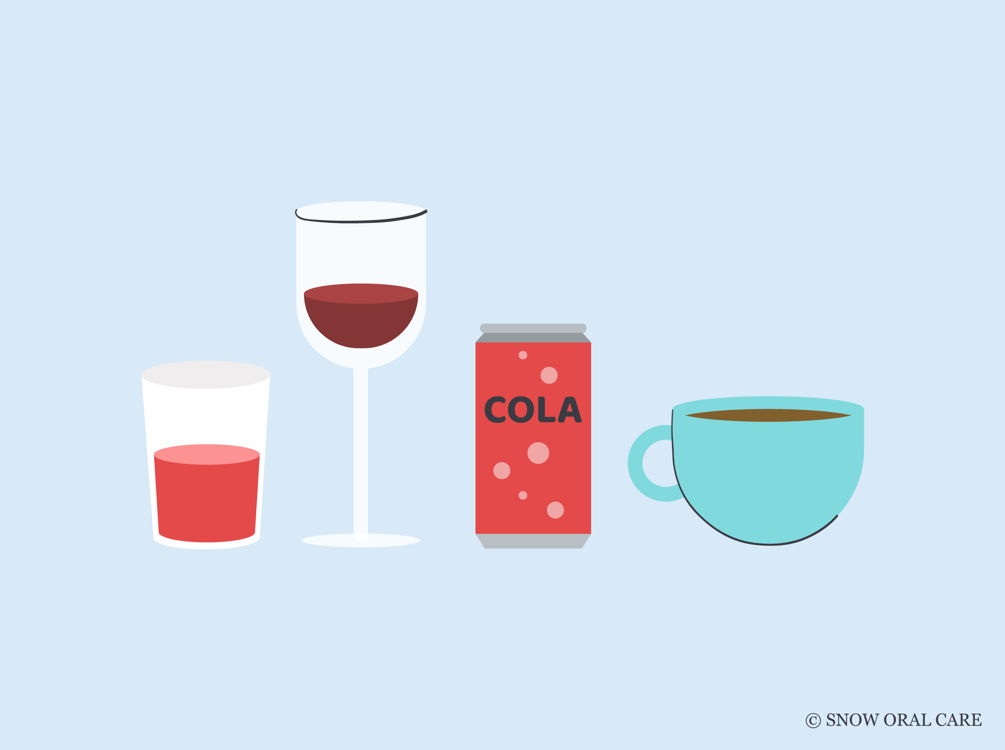 which liquid stains your teeth the most 