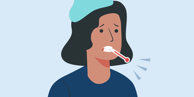 white spots on teeth when sick