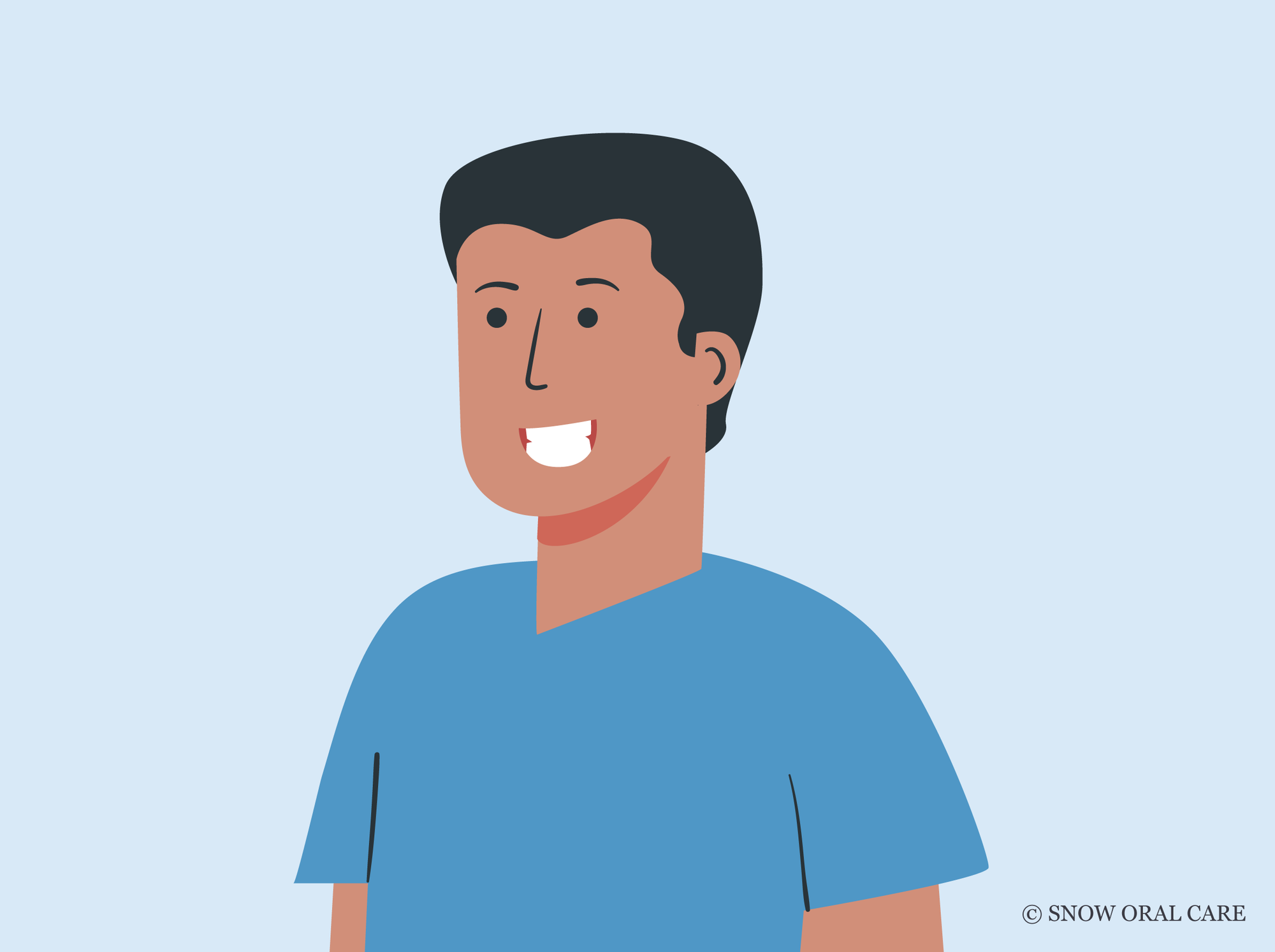 why do americans have such white teeth 