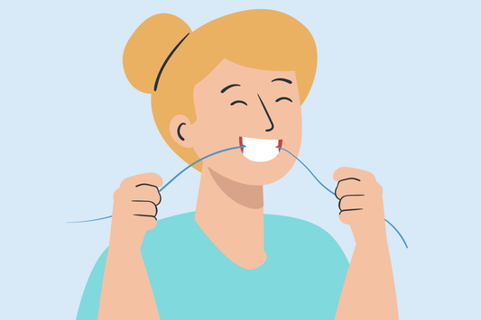 why does flossing feel good