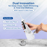 SNOW® AquaJet Pro Water Flosser | Cordless and Mouthwash Compatible