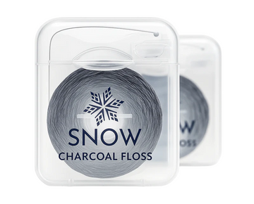 SNOW® Whitening Charcoal Floss: Plant-Based Bamboo Fibers That Naturally Expand for Exceptional Cleaning & Fresh Breath