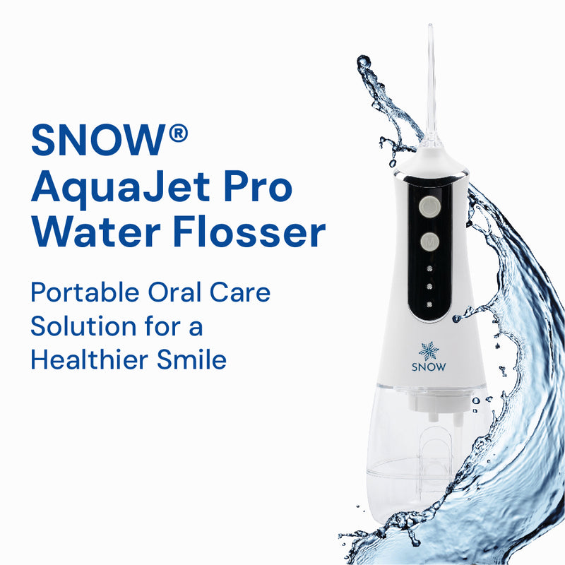 SNOW® AquaJet Pro Water Flosser | Cordless and Mouthwash Compatible