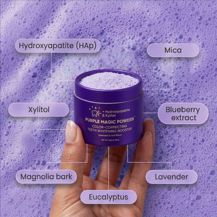 Purple Teeth Whitening Powder